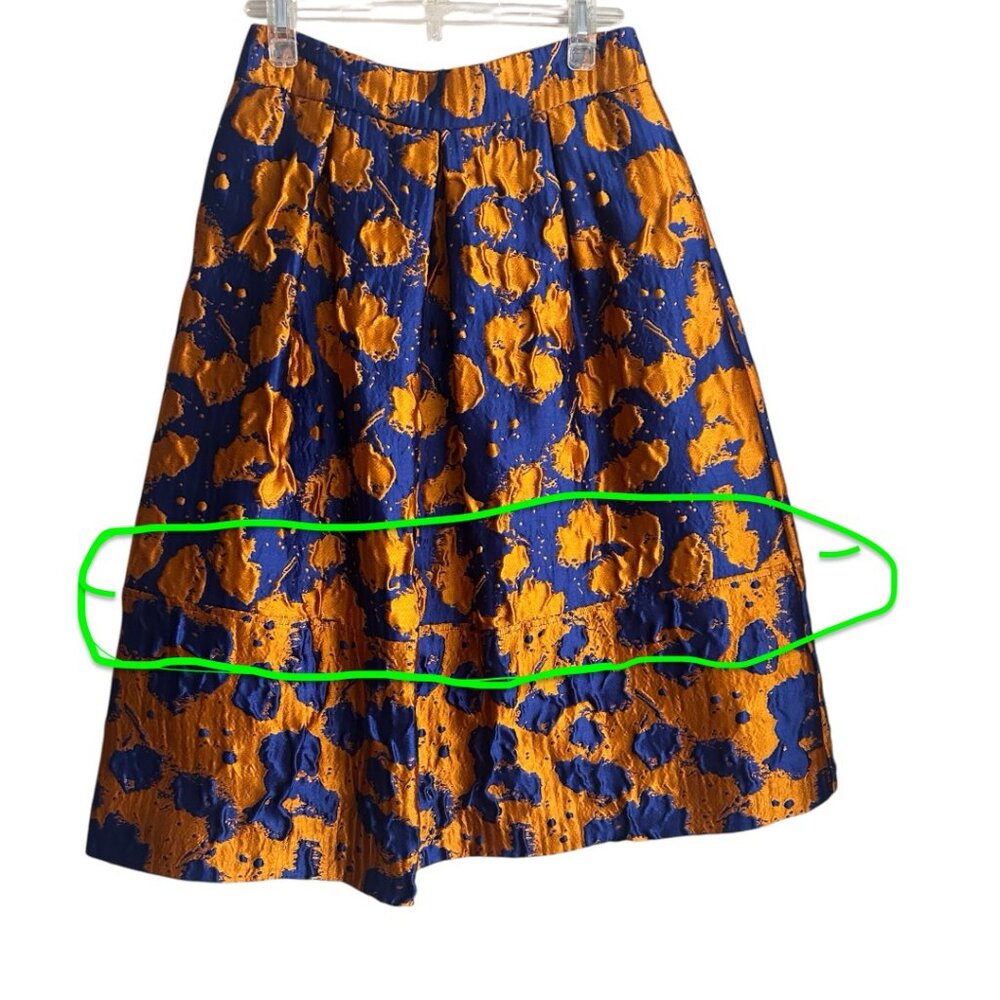 Max & Co. royal blue and orange skirt. Size 2. - Picture 11 of 11
